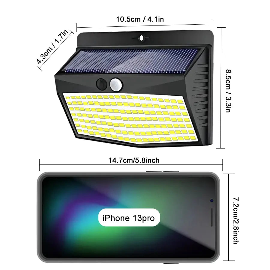 "Waterproof Solar LED Outdoor Light"